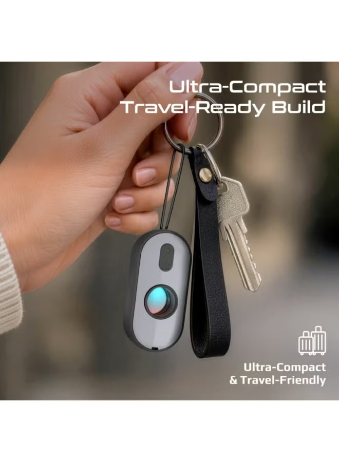 InfraSense.White Portable Infrared Camera Detector, Rechargeable Battery