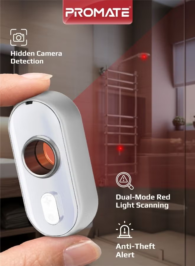 InfraSense.White Portable Infrared Camera Detector, Rechargeable Battery