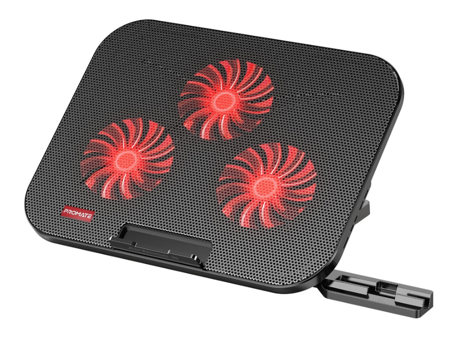 PROMATE AirBase-2 Height Adjustable Ergonomic Laptop Cooling
