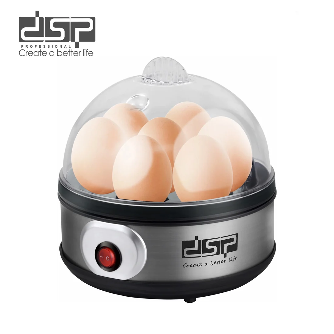 DSP KA5001 Egg Cooker Auto Power Off Breakfast Machine Egg Boiler Electric Egg Boiler