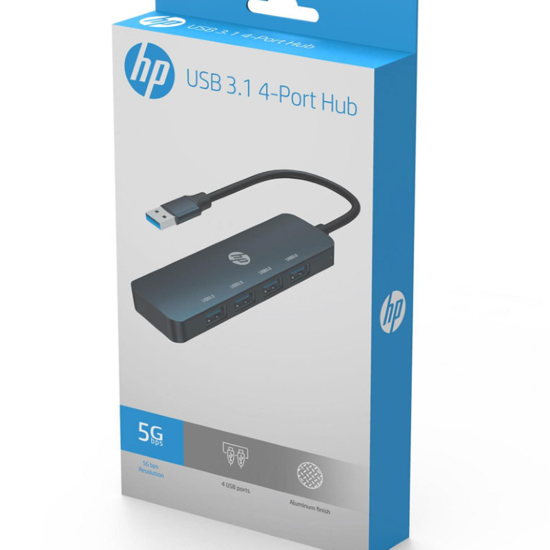HP DHC-CT100 USB Hub 4 x USB 3.0 Portable adpater