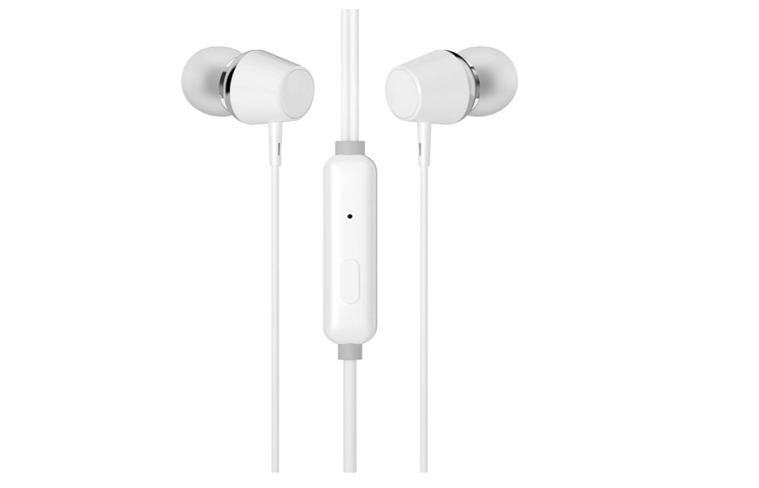 HP DHE-7000 WHITE Music Headset with Mic
