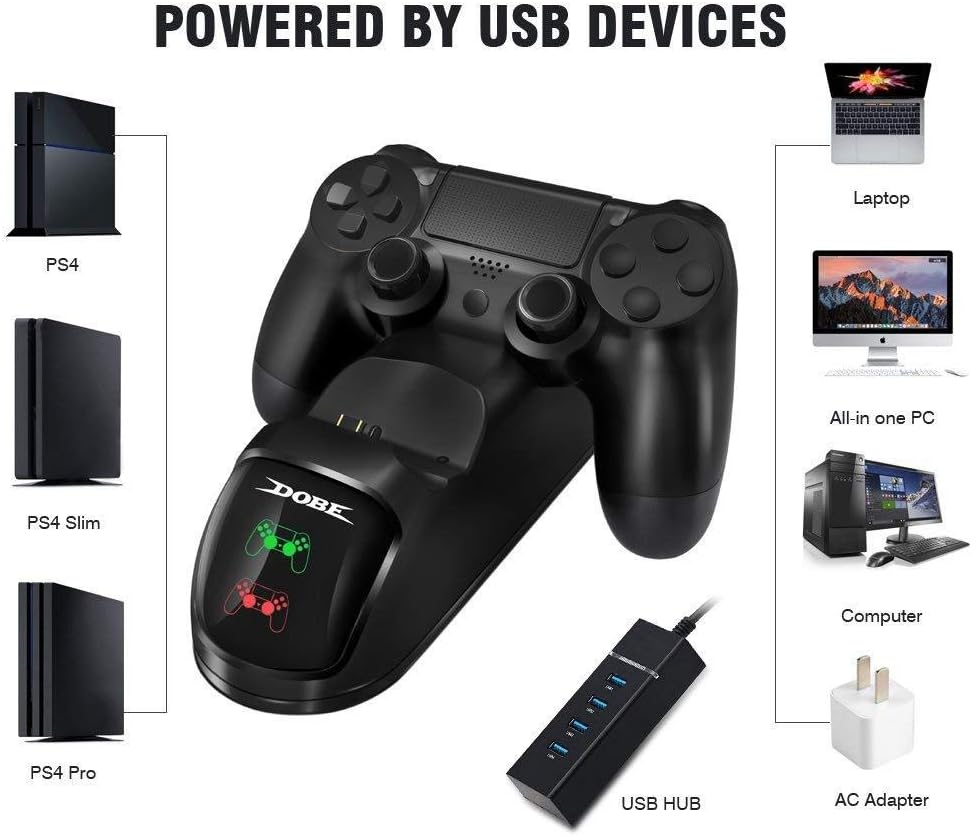 DOBE  DUAL CHARGING DOCK  For P-4 Wireless