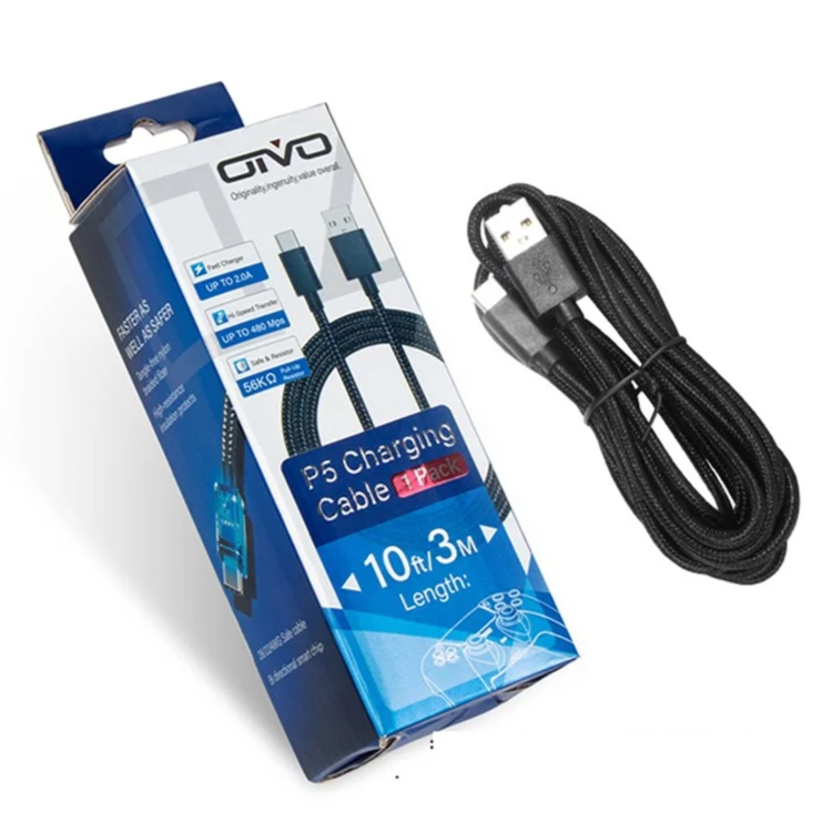 OIVO PS5 P5 CHARGING CABLE 1 PACK 10FT-3M IV-P5229