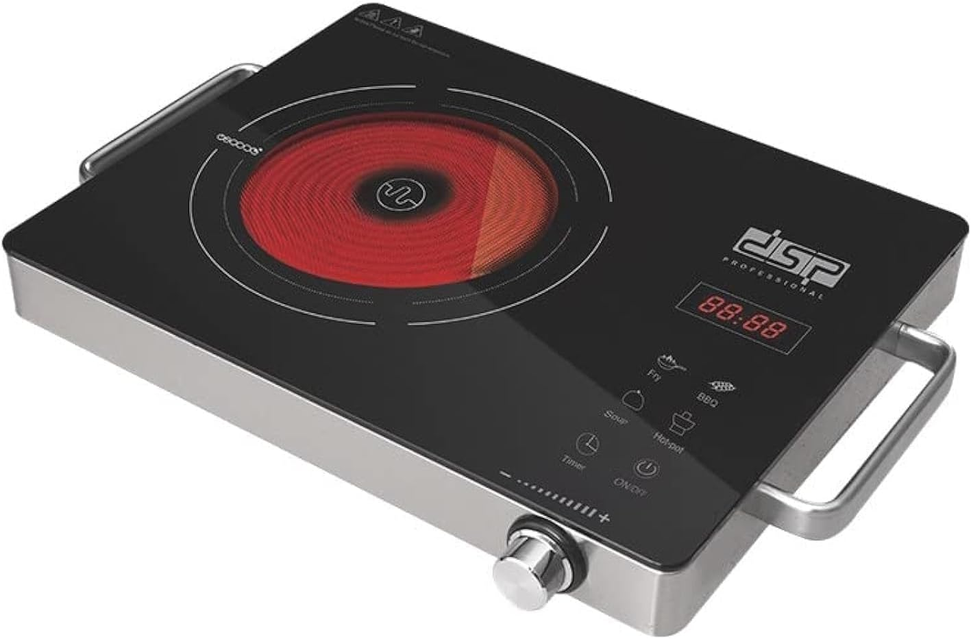 DSP Portable Infrared Electric Stove Digital Timer Tabletop DSP KD5052 Multicolor Infrared Cooker 2000W