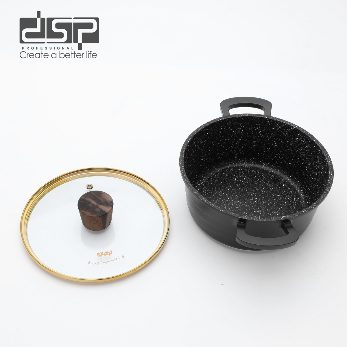 DSP Professional Cookware Set Household Cooking Pot Casserole Soup Pot 15-piece Combination CA018-S02