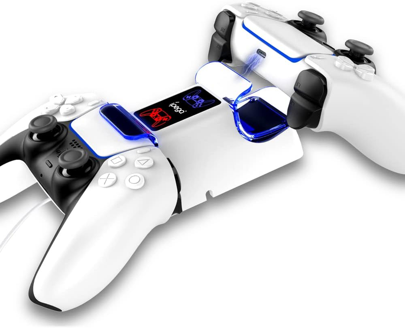 iPega PG-P5003 Dual Charger Dock for PS5 Controller with USB Cable and Charging Indicators