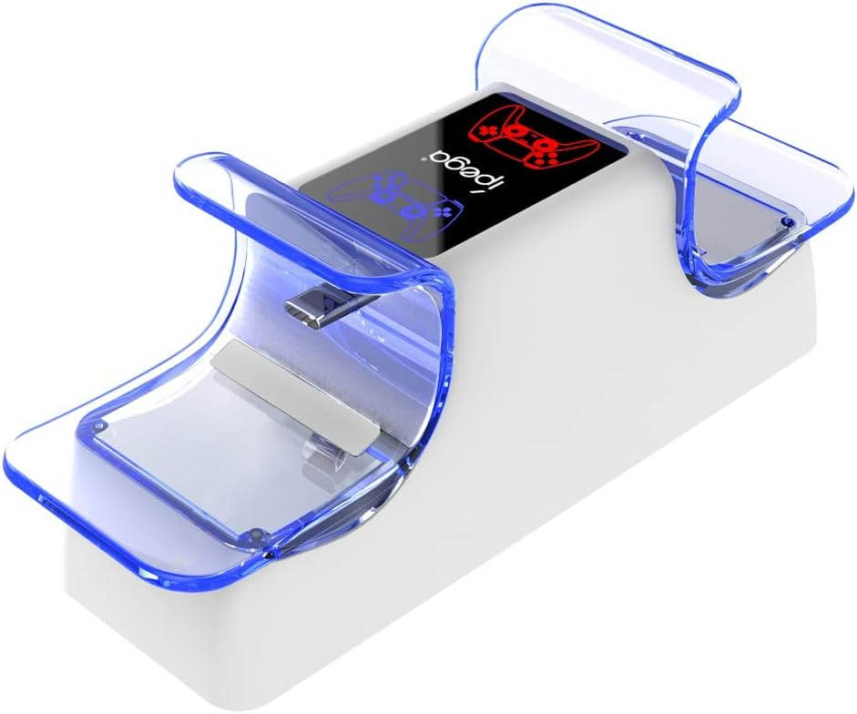 iPega PG-P5003 Dual Charger Dock for PS5 Controller with USB Cable and Charging Indicators