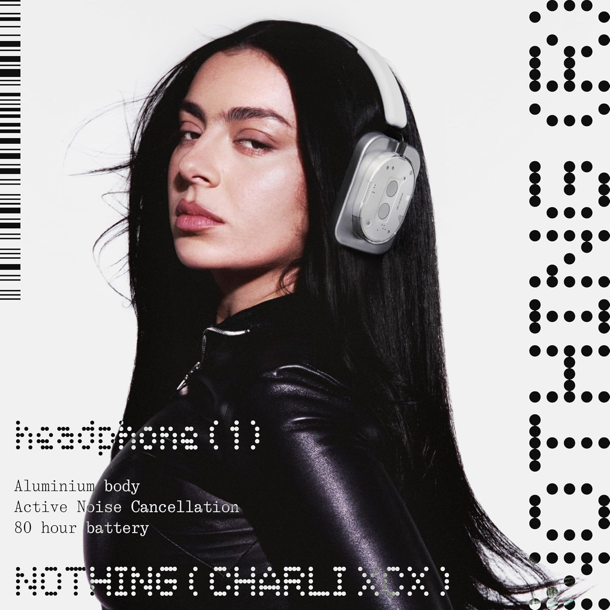 Nothing Headphone Ear with Active Noise Cancelling Up to 80 Hours of Battery Life Spatial B170