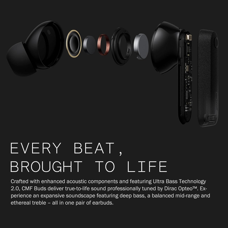 CMF BY NOTHING Buds Wireless Earbuds Active