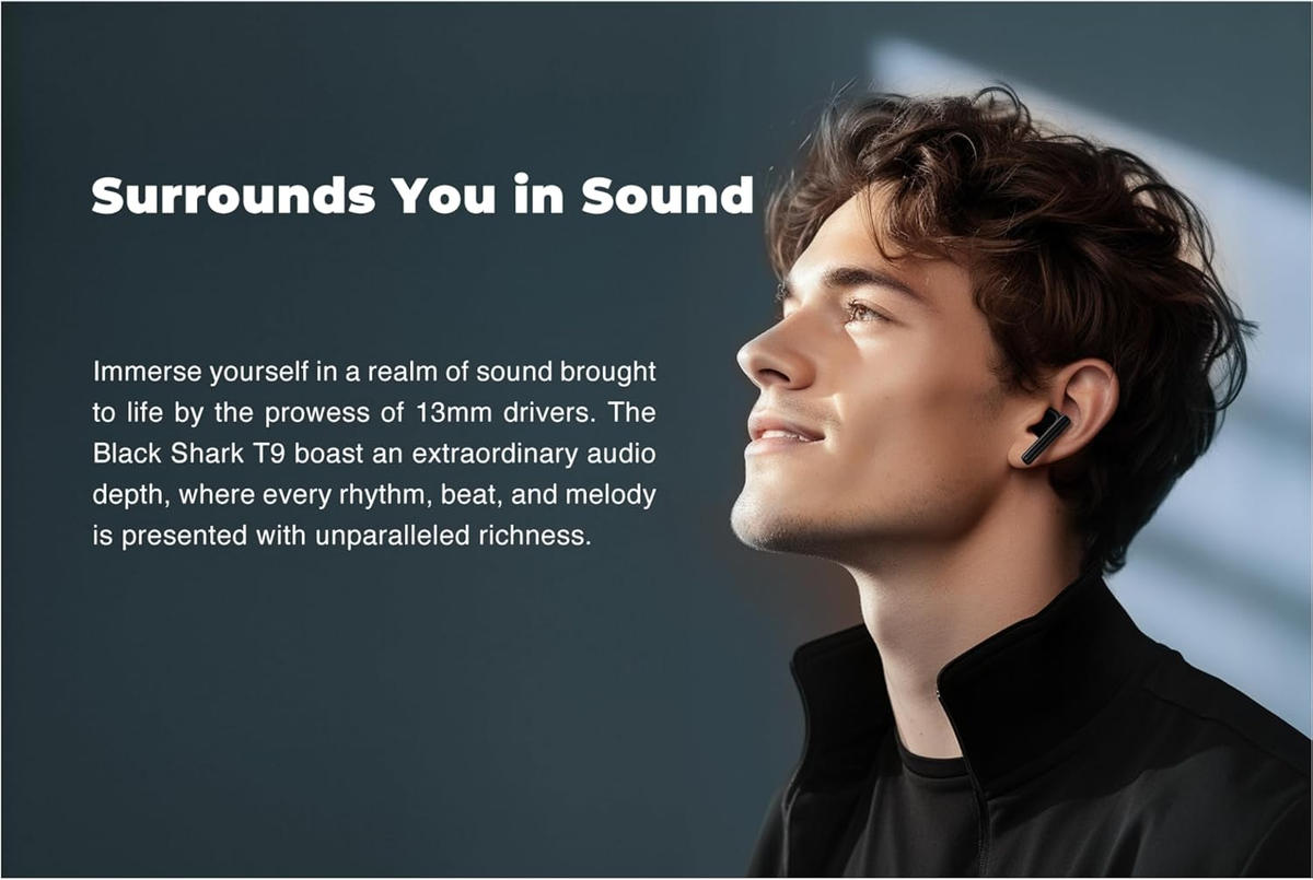 Black Shark  Bluetooth Earphones T9