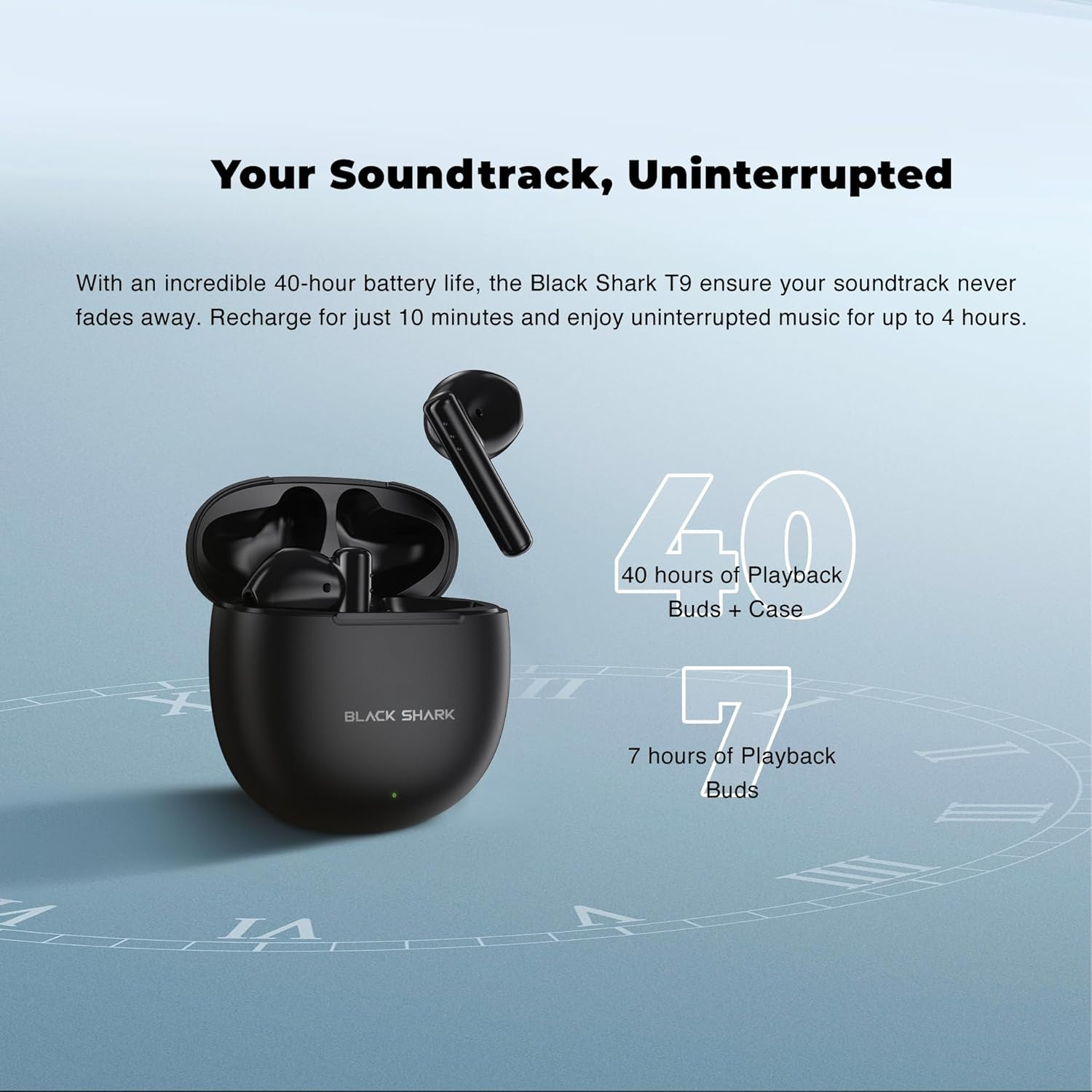 Black Shark  Bluetooth Earphones T9