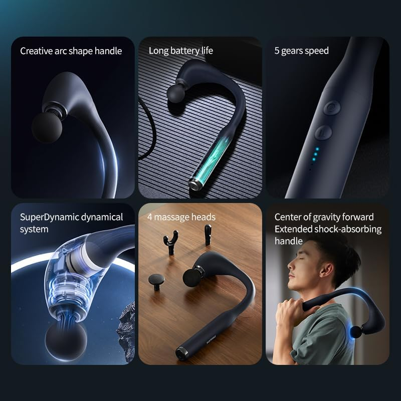 PHILIPS Massage Gun PPM3502G Easy and versatile massage CH