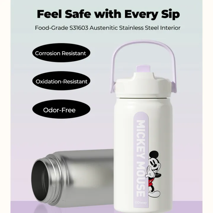 DISNEP MICKEY MOUSE BOTTLE 630ML & DONALD DUCK BOTTLE 630ML