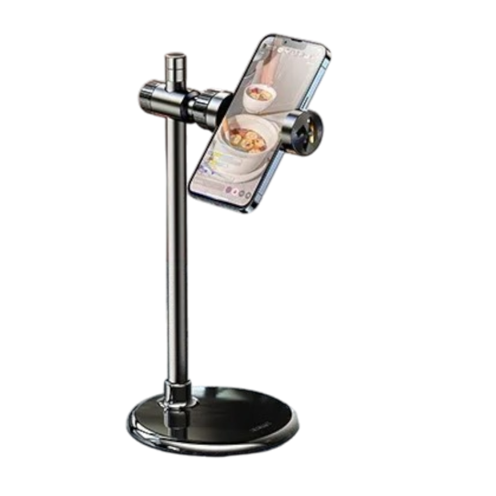 RTAKO MULTI-FUNCTION ADJUSTABLE PHONE STAND WITH ROUND BASE XGZB-01