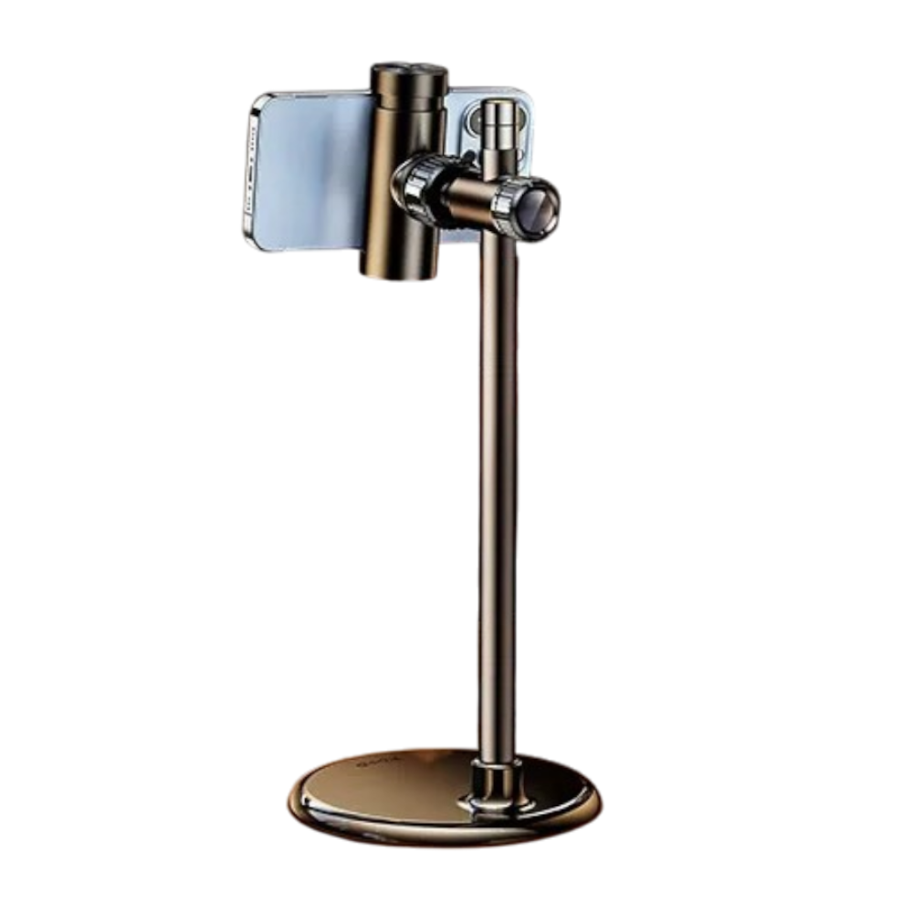 RTAKO MULTI-FUNCTION ADJUSTABLE PHONE STAND WITH ROUND BASE XGZB-01