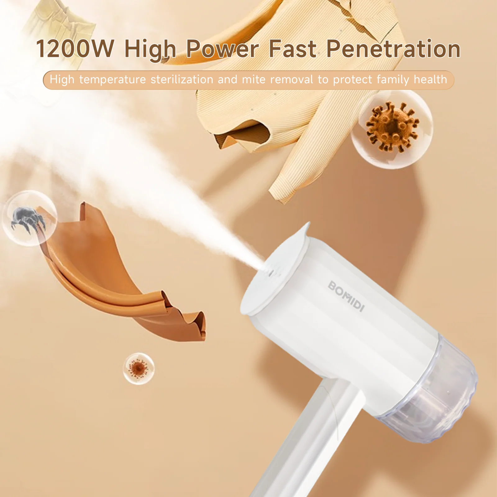 BOMIDI Handheld Garment Steamer Iron Steam GS01