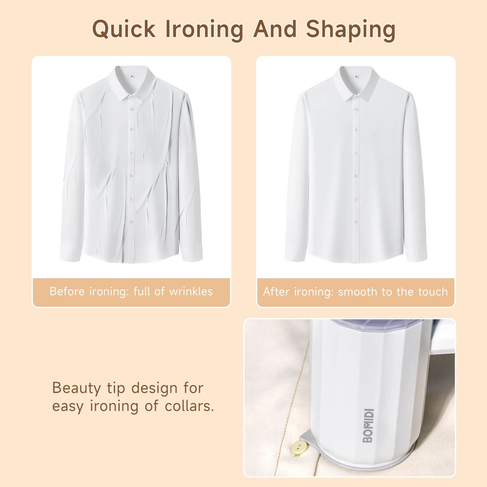 BOMIDI Handheld Garment Steamer Iron Steam GS01