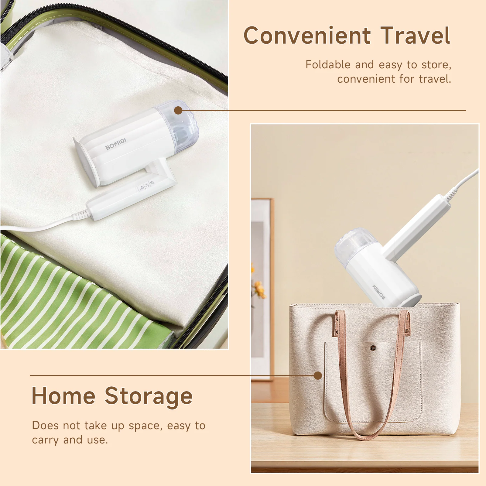 BOMIDI Handheld Garment Steamer Iron Steam GS01