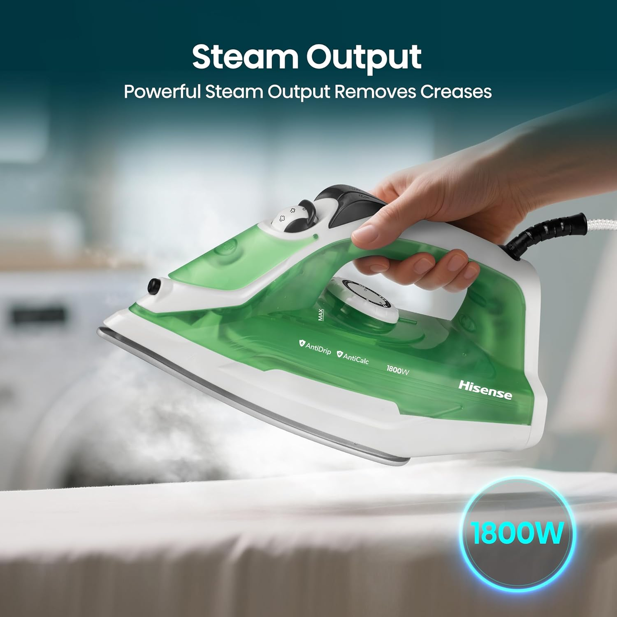Hisense Steam Iron for Clothes 1800W H18SIGRS1