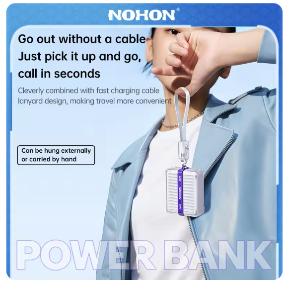 NOHON Power Bank 30W 10000MAH Fast Charging