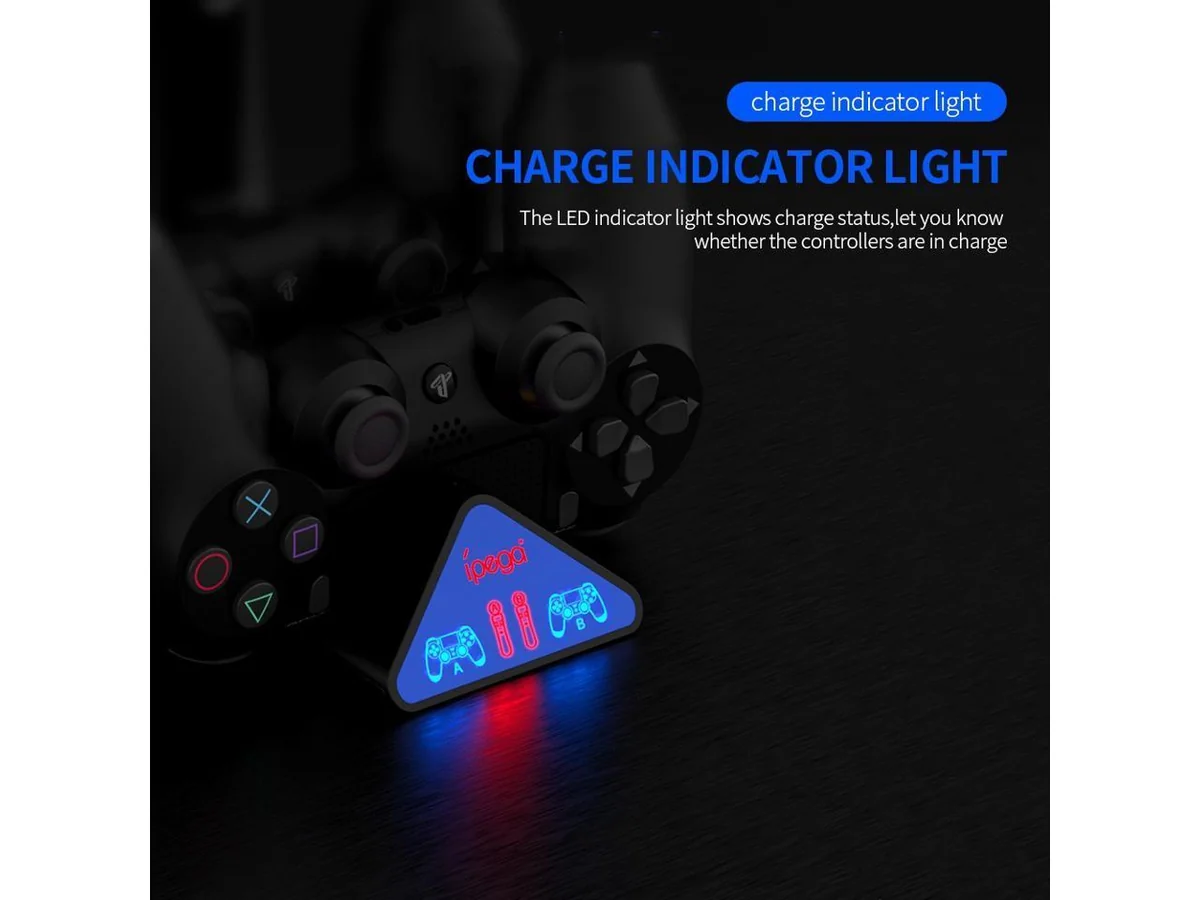 IPEGA 4-IN-1 QUAD CHARGING STATION FOR P4/P4 SLIM/P4 PRO/P-MOVE
