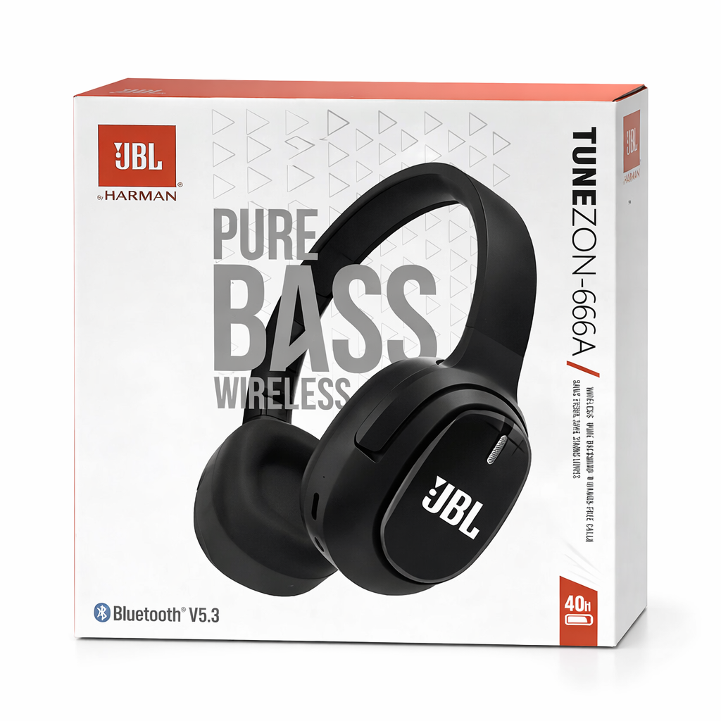 JBL Tune 666A Wireless Headphones – Pure Bass Sound with Bluetooth 5.3