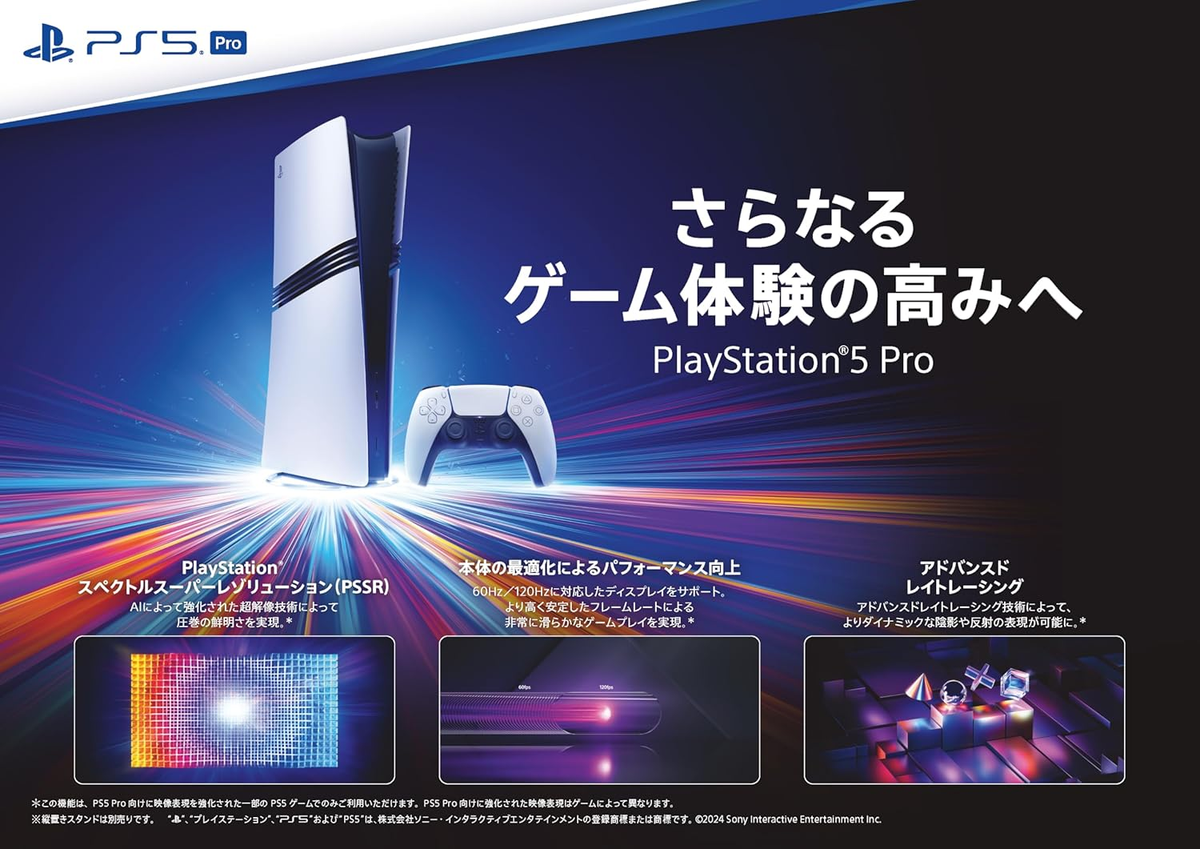 Sony PlayStation 5 Pro Console 2TB 4k HDR