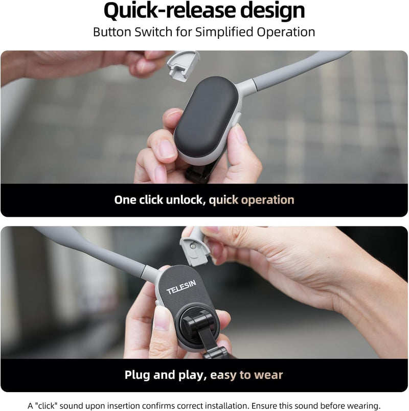 PROMATE MagView.Black 360° MagSafe Compatible Neckband Phone Holder-15