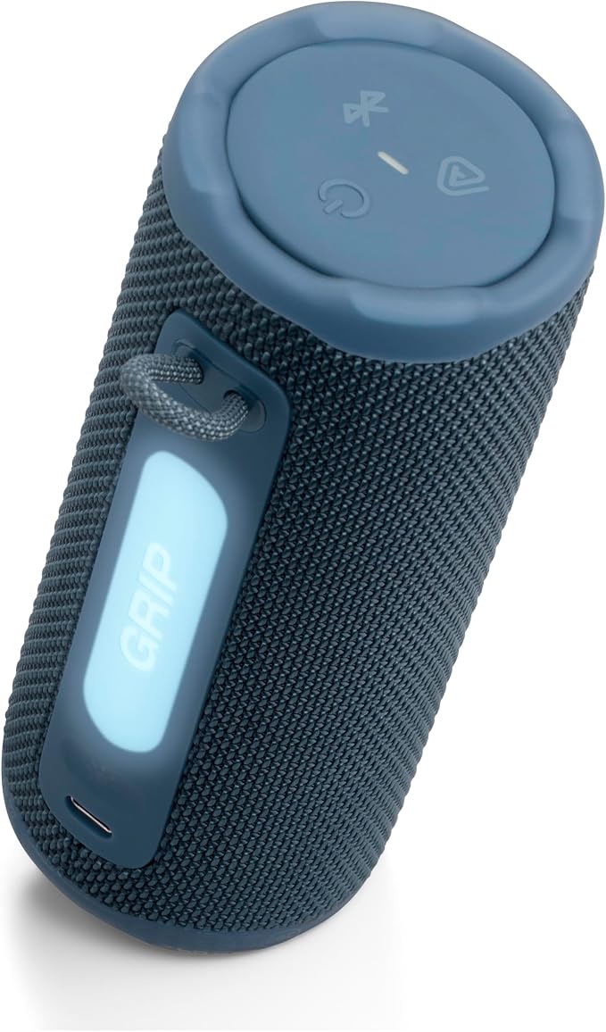 JBL GRIP Protable Bluetooth Speaker, Up to 14 Hours, Red - JBLGRIPREDAM-10