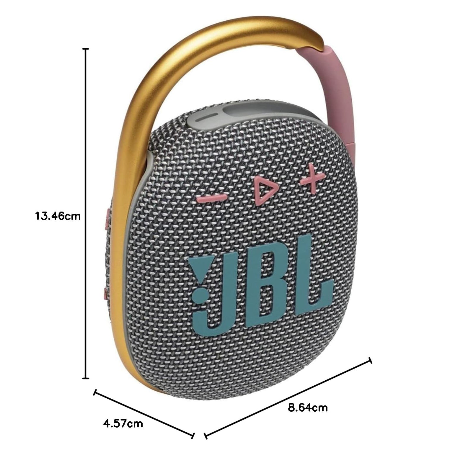 JBL Clip 4 Portable Bluetooth Speaker with Integrated Carabiner 10H Playtime – Multiple Colors