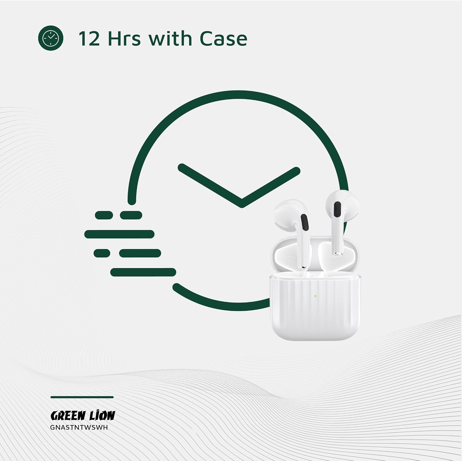 Green Lion Austin True Wireless Earbuds  GNASTNTWSBK/GNASTNTWSWH