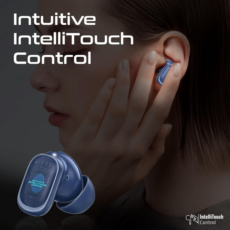 PROMATE Lush-Pro.White High Fidelity TWS BT V5.4 Earbuds with Intellitouch-11