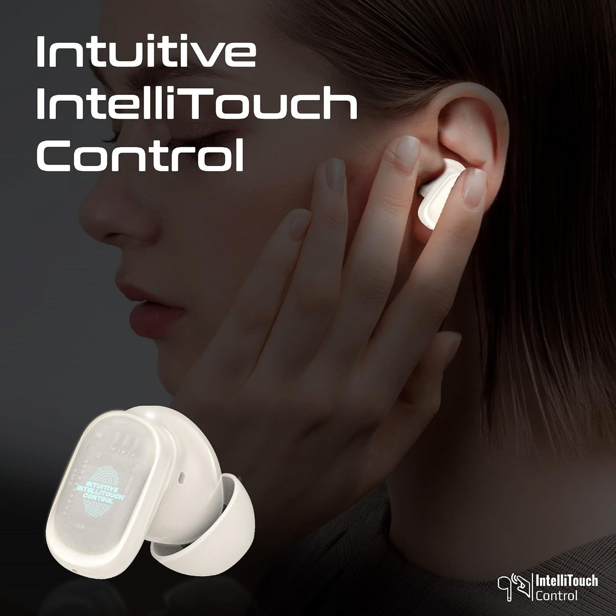 PROMATE Lush-Pro.White High Fidelity TWS BT V5.4 Earbuds with Intellitouch-28