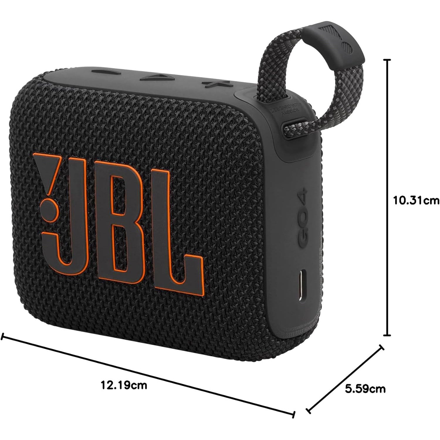 JBL Go 4 Portable Bluetooth Speaker Waterproof IP67 with Punchy Bass – Multi Color