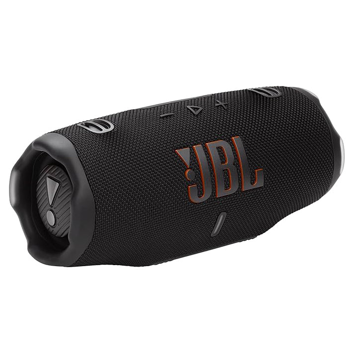 سماعة JBL Charge 6 المحمولة بتقنية Bluetooth وصوت JBL Pro قوي وتصميم مقاوم للماء – أسود
