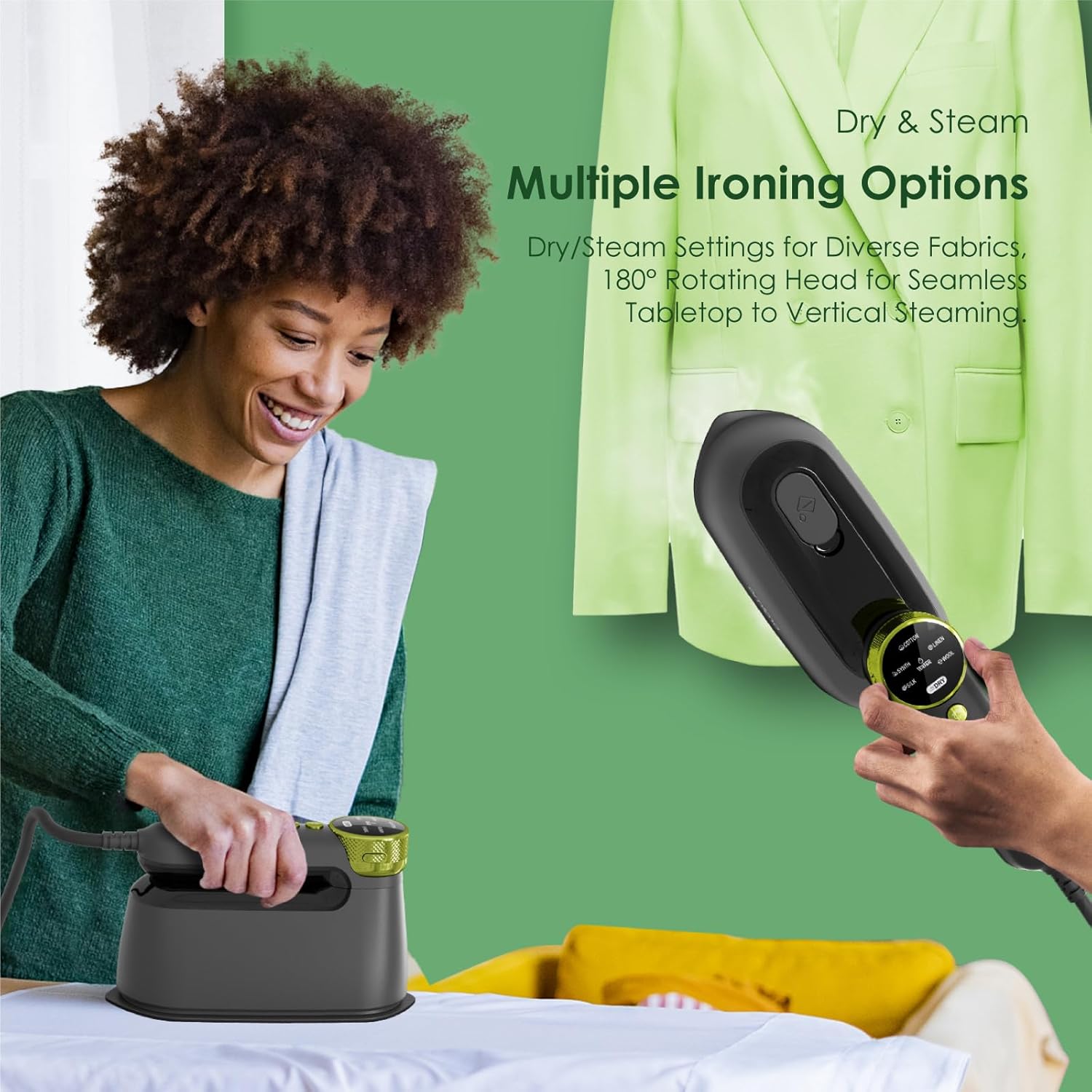 ORAIMO 2 in 1 Steaming & Ironing - SmartIron- Graphite Grey