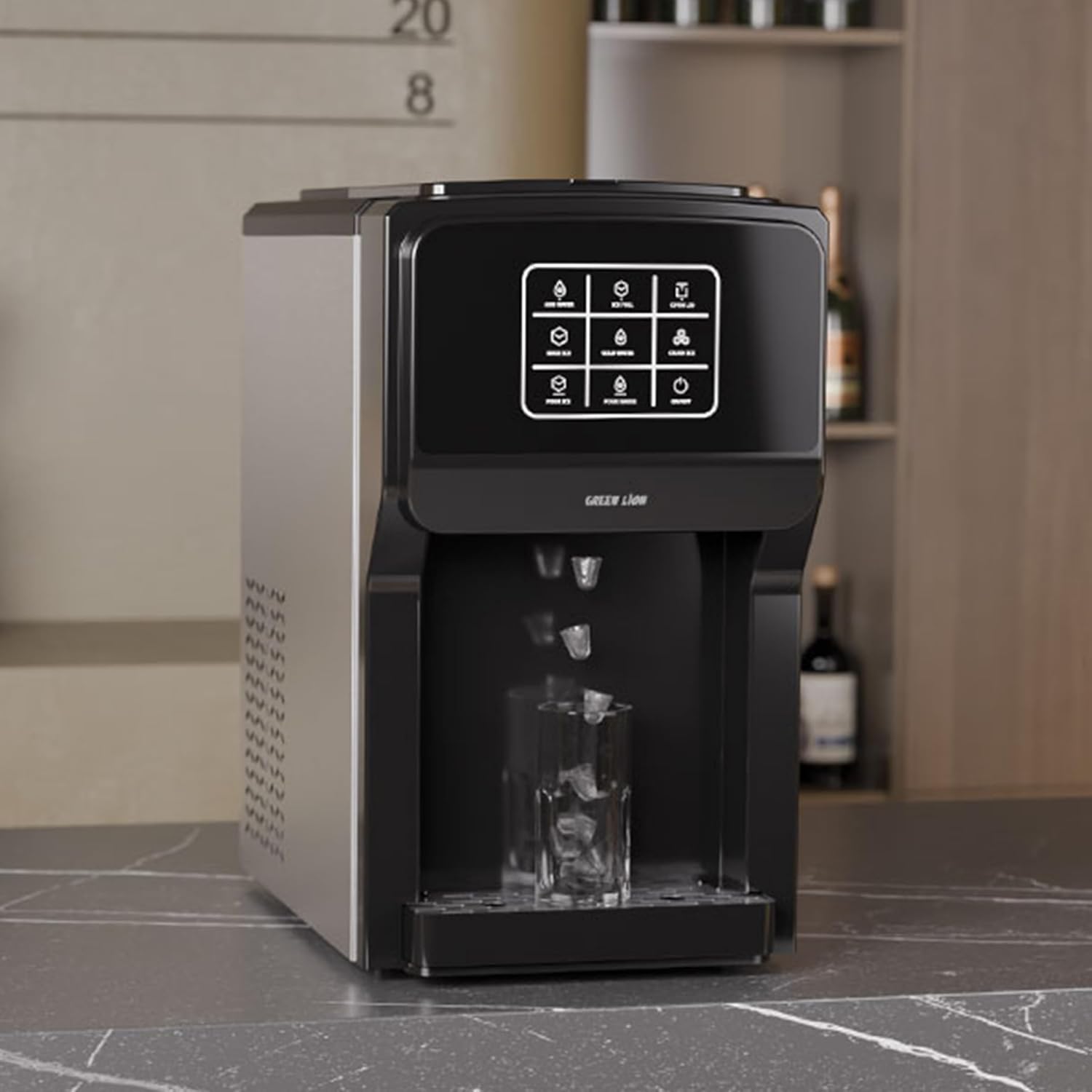 Green Lion Frosta 3 in 1 Ice Maker 5L - Black