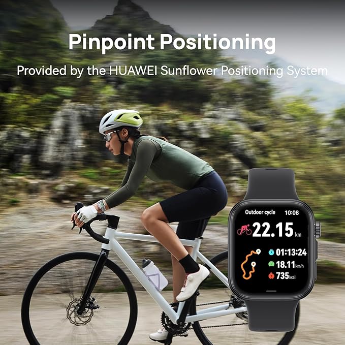 ساعة Huawei Watch Fit 4 الذكية مع GPS وتتبع اللياقة البدنية – أسود / بنفسجي / أبيض