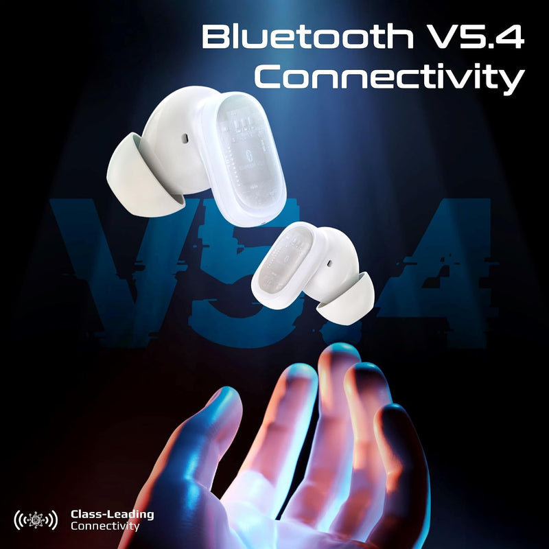 PROMATE Lush-Pro.White High Fidelity TWS BT V5.4 Earbuds with Intellitouch-27