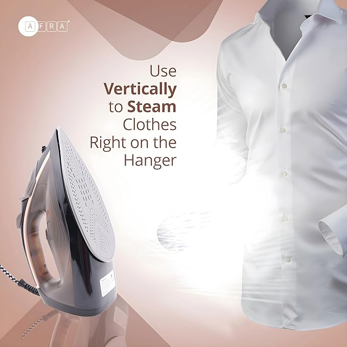 AFRA 2600W STEAM IRON CERAMIC COATED AF-2600IRBG