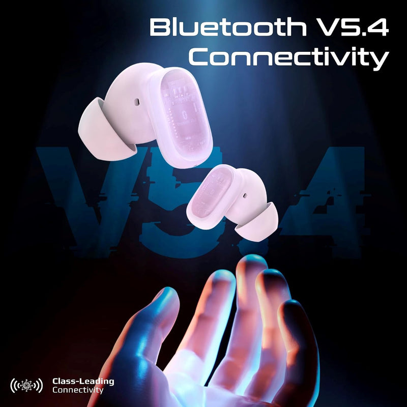 PROMATE Lush-Pro.White High Fidelity TWS BT V5.4 Earbuds with Intellitouch-22