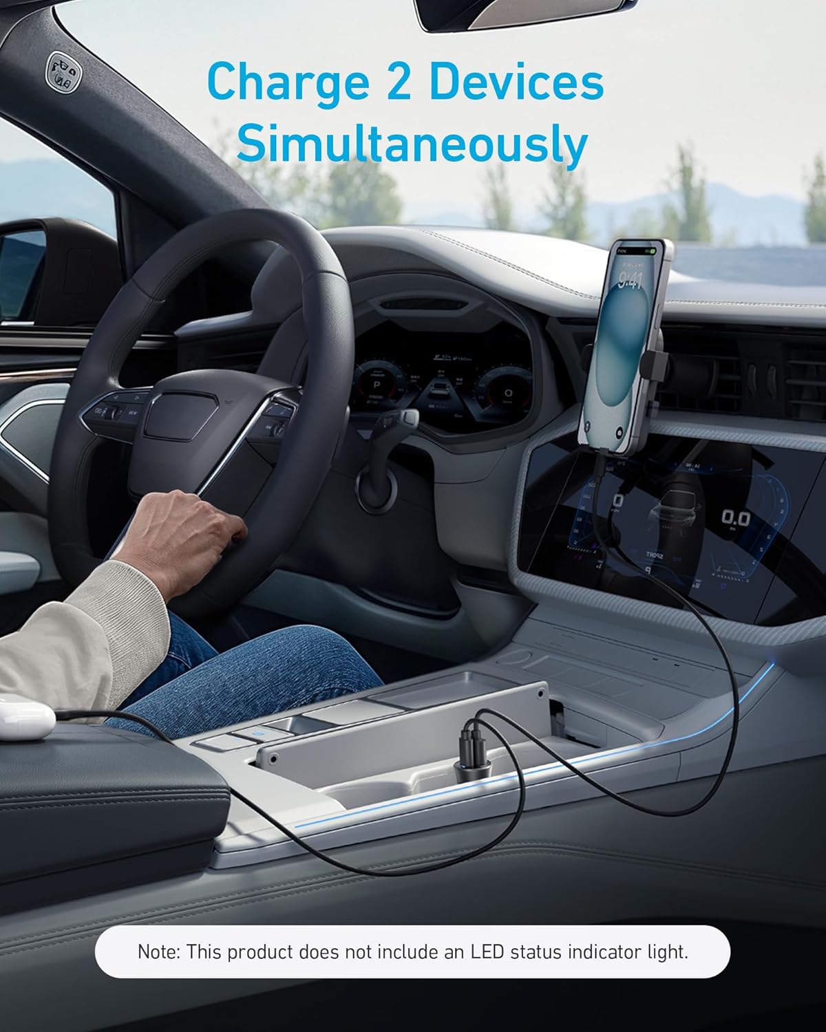 Anker Car Charger 30W 2 Ports-Black-A2741H11