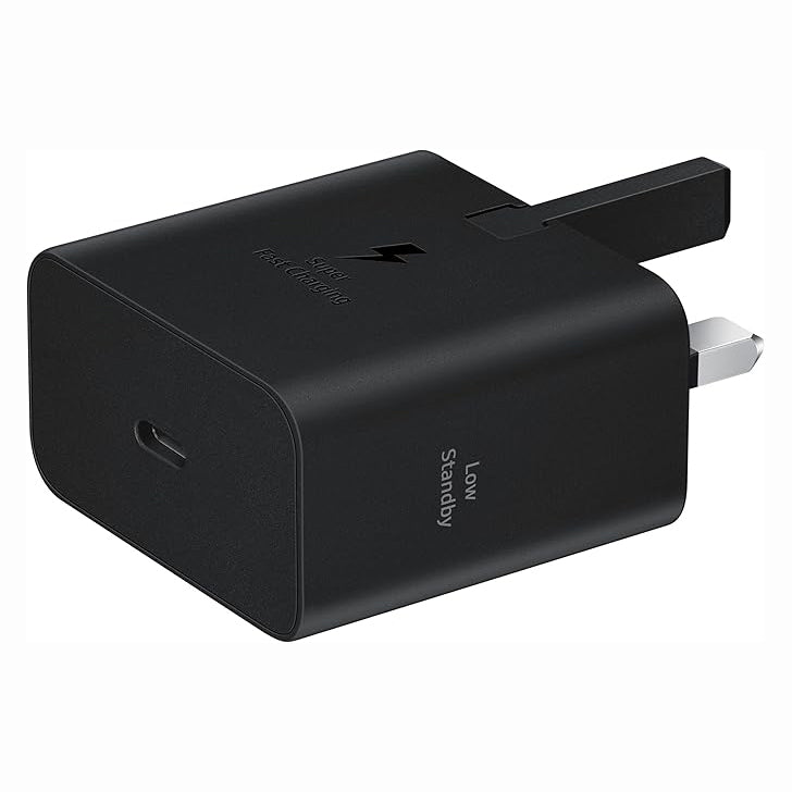 Samsung 25W Power Adapter Low Standby EP-T2510 USB-C Fast Charger – White / Black