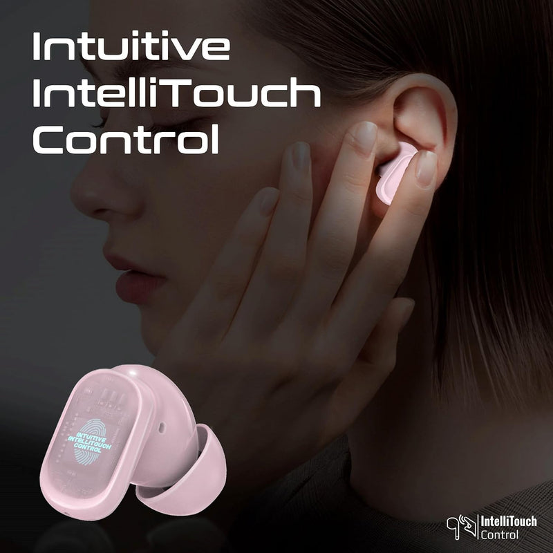 PROMATE Lush-Pro.White High Fidelity TWS BT V5.4 Earbuds with Intellitouch-20