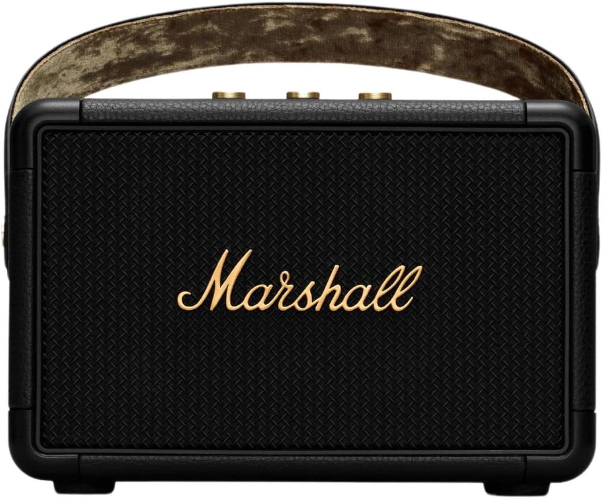 Marshall Kilburn II Black N Brass Portable Bluetooth Speaker