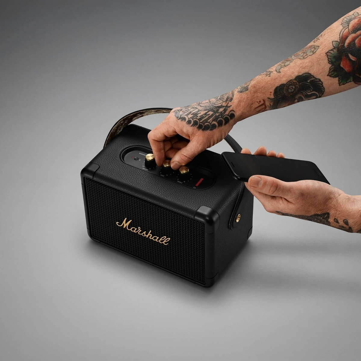 Marshall Kilburn II Black N Brass Portable Bluetooth Speaker