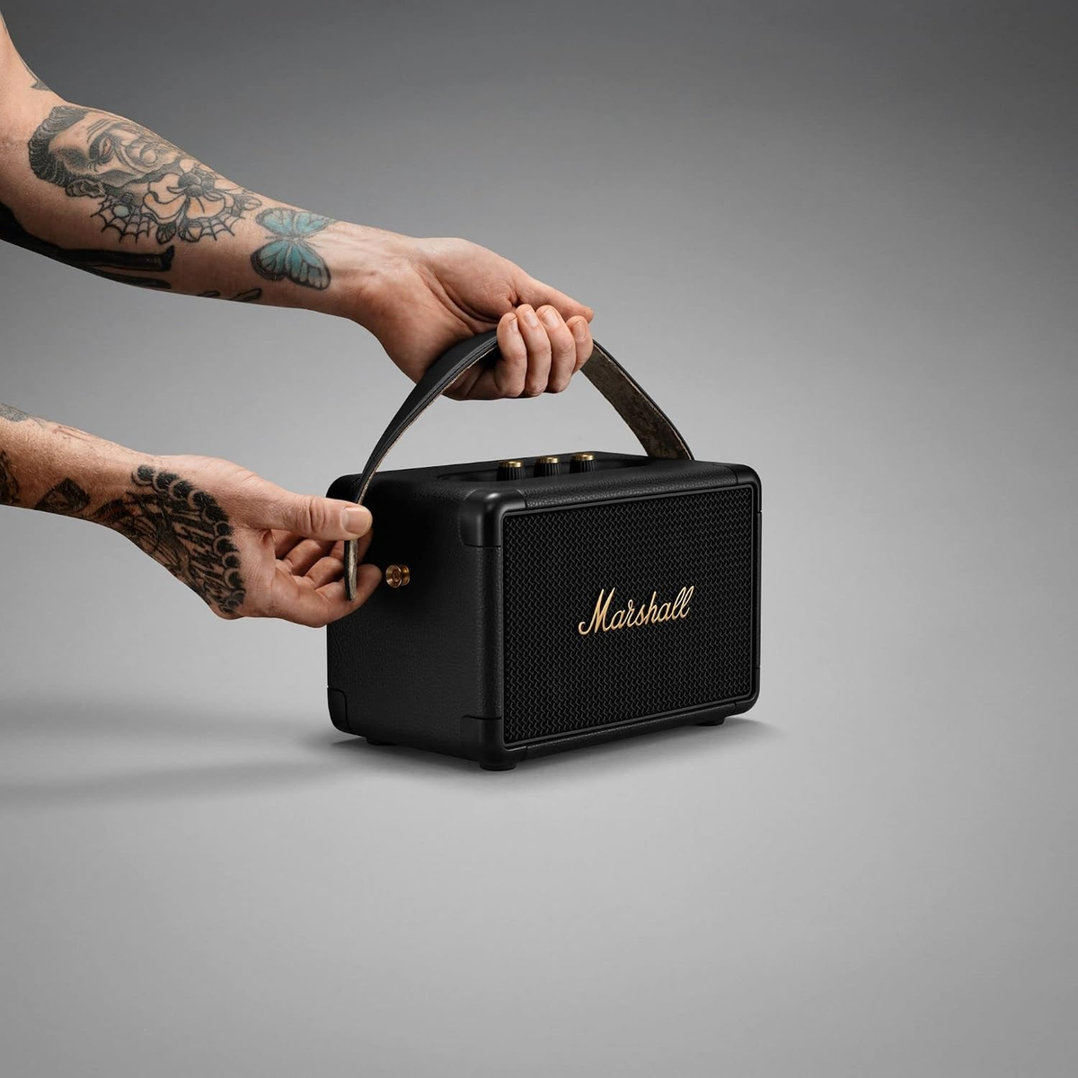 Marshall Kilburn II Black N Brass Portable Bluetooth Speaker