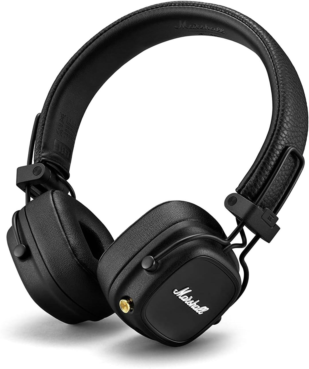 Marshall Major Wireless Headphones Bluetooth (Black) 80+ HOURSE OF WIRELESS PLAY TIME