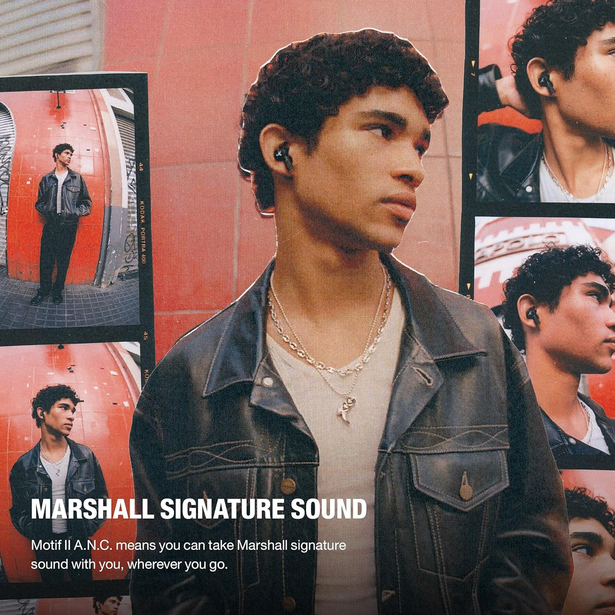 Marshall Motif II True Wireless Active Noise Cancelling Bluetooth Earbuds